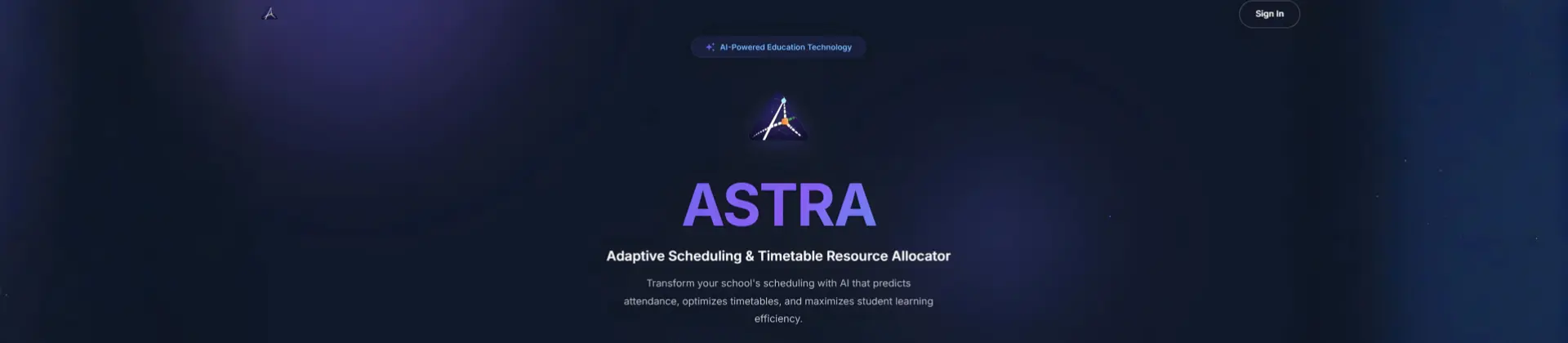 ASTRA — A student-built AI system that rethinks how schools operate.