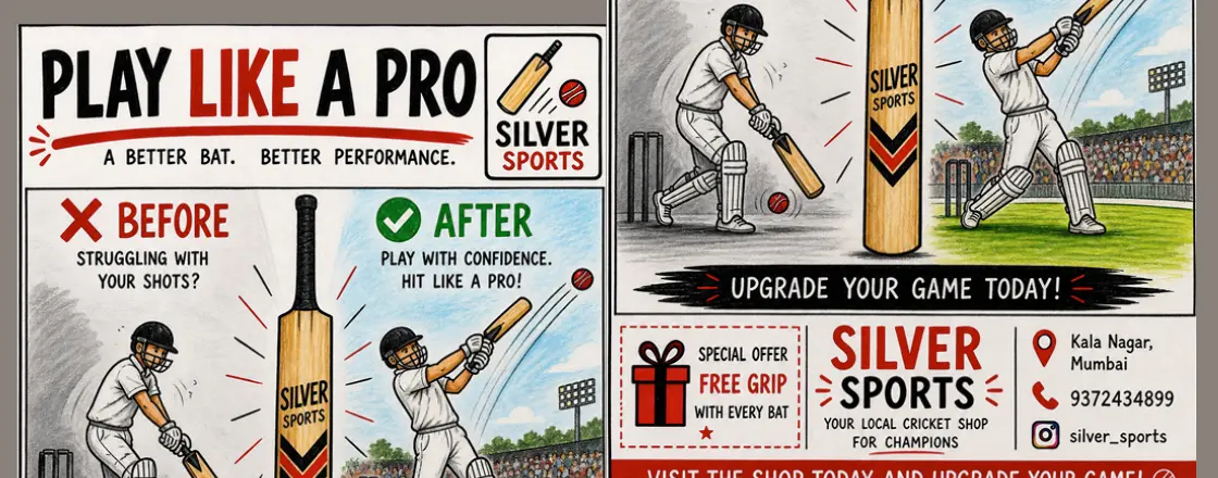 Azim Hakim cricket shop campaign